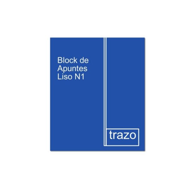 Block de Apuntes Liso N1 Chico  TRAZO Premium