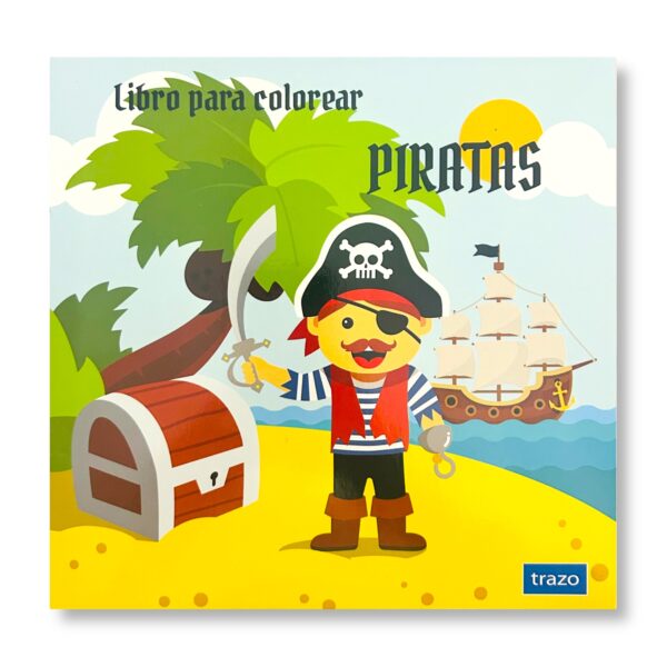 Libro de colorear Piratas Trazo